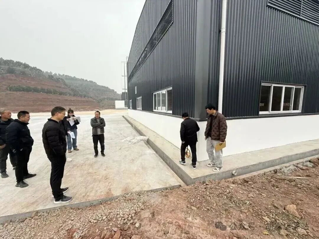 集益镇开展界牌村柑橘分拣中心三期验收工作